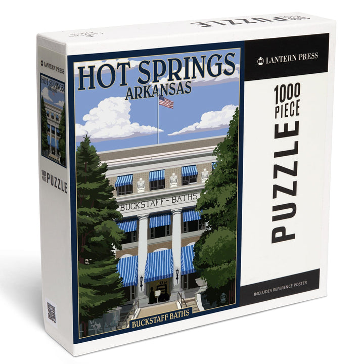 Hot Springs National Park, Arkansas, Buckstaff Bathhouse, Jigsaw Puzzle Puzzle Lantern Press 
