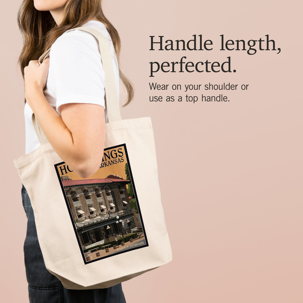 Hot Springs National Park, Arkansas, Fordyce Bathhouse, Tote Bag Totes Lantern Press 