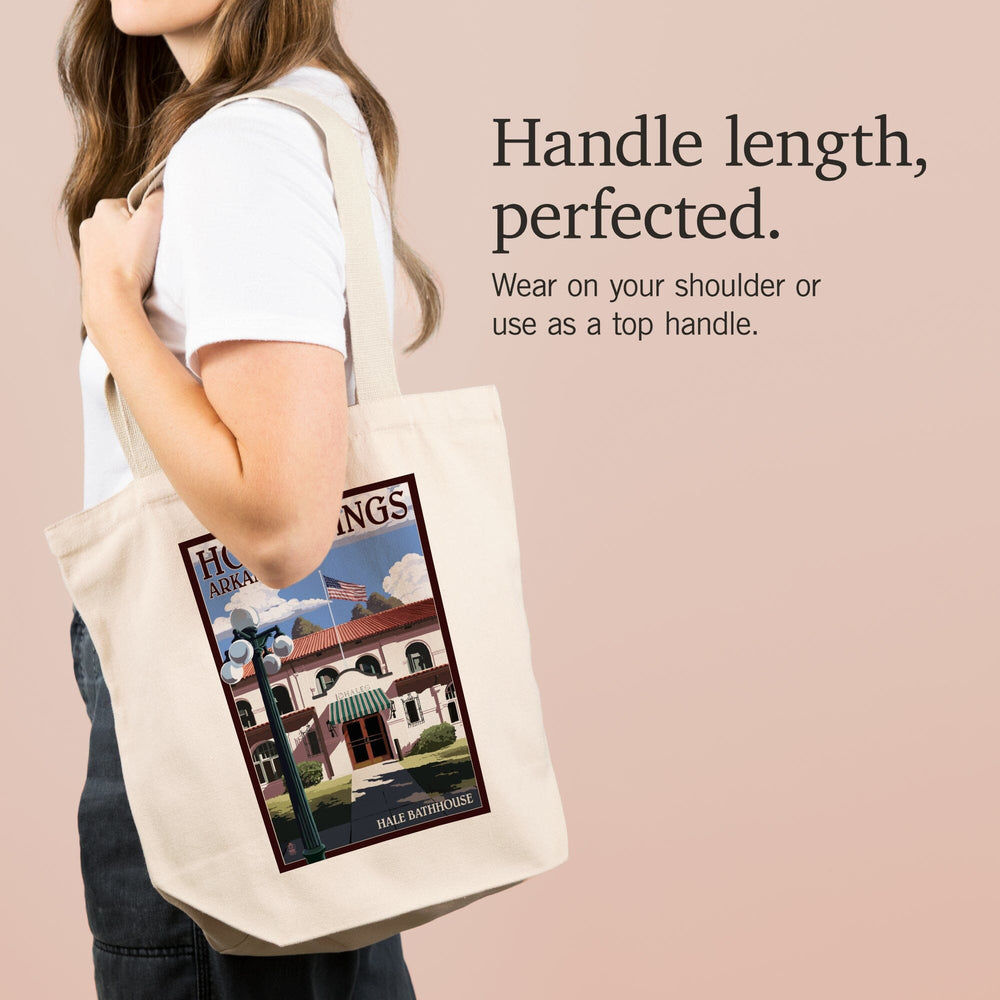 Hot Springs National Park, Arkansas, Hale Bathhouse, Tote Bag Totes Lantern Press 