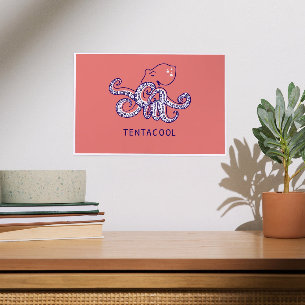 Humorous Animals Collection, Octopus, Tentacool, Art & Giclee Prints Art Lantern Press 