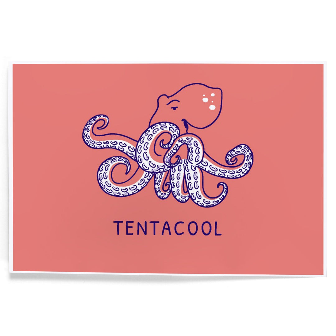 Humorous Animals Collection, Octopus, Tentacool, Art & Giclee Prints Art Lantern Press 