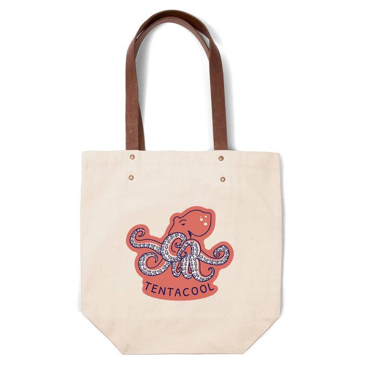 Humorous Animals Collection, Octopus, Tentacool, Contour, Accessory Go Bag - Lantern Press