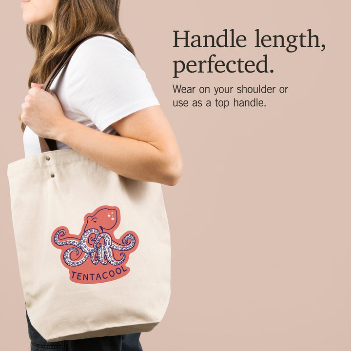 Humorous Animals Collection, Octopus, Tentacool, Contour, Accessory Go Bag - Lantern Press