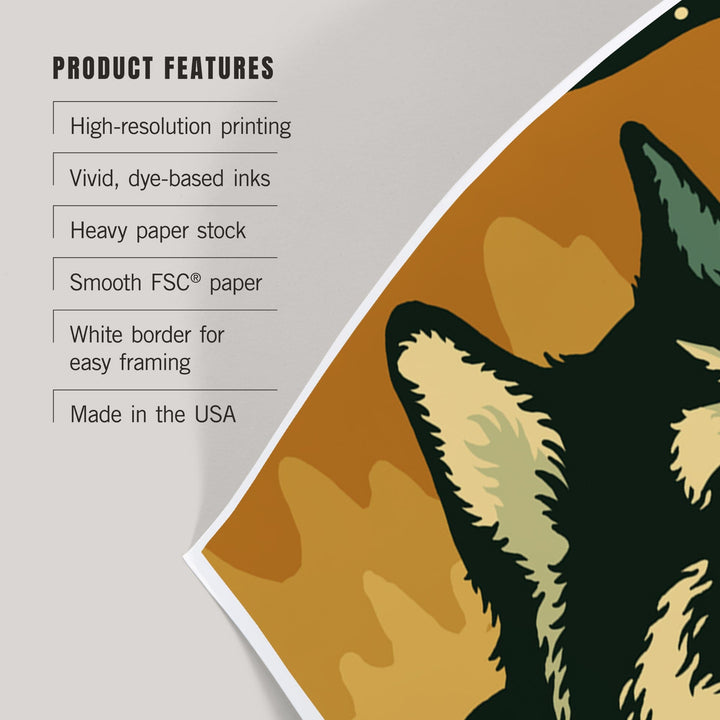 Husky, Retro Gold Mining Ad, Art & Giclee Prints Art Lantern Press 