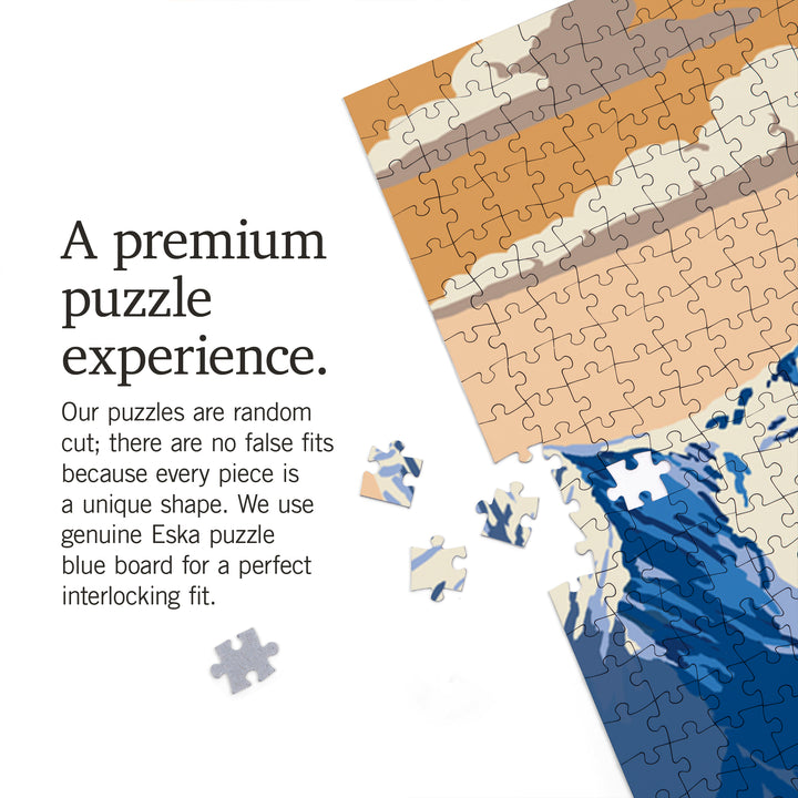I drove the Alaska Highway, Jigsaw Puzzle Puzzle Lantern Press 