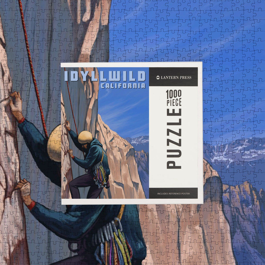 Idyllwild, California, Cliff Climber, Jigsaw Puzzle Puzzle Lantern Press 
