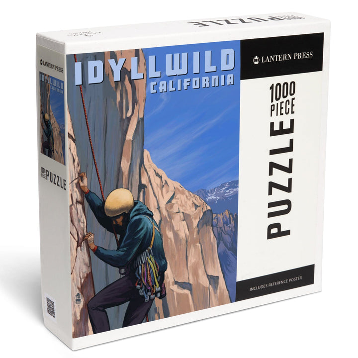 Idyllwild, California, Cliff Climber, Jigsaw Puzzle Puzzle Lantern Press 