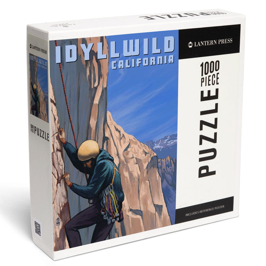 Idyllwild, California, Cliff Climber, Jigsaw Puzzle Puzzle Lantern Press 