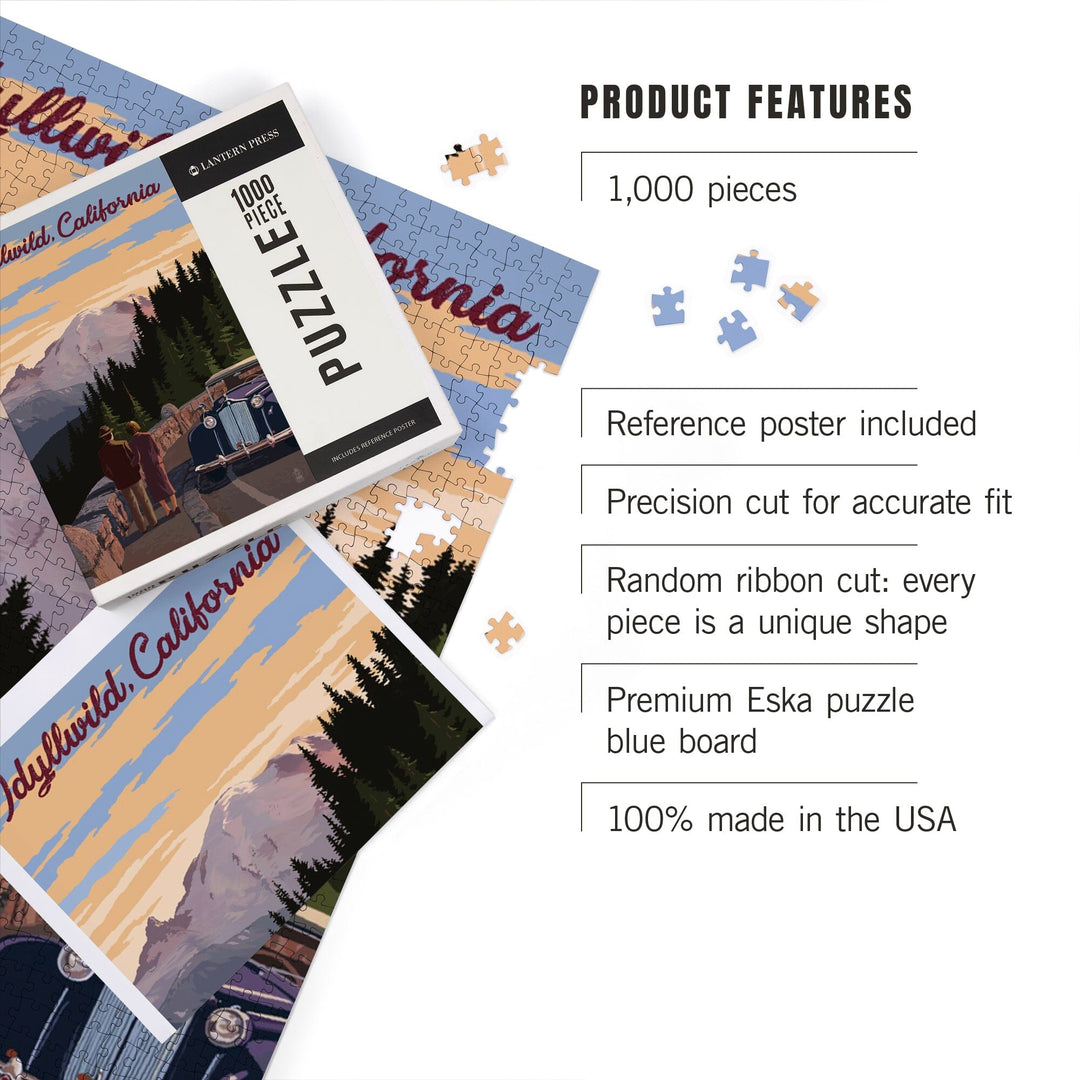 Idyllwild, California, The Mountains are Calling, Jigsaw Puzzle Puzzle Lantern Press 