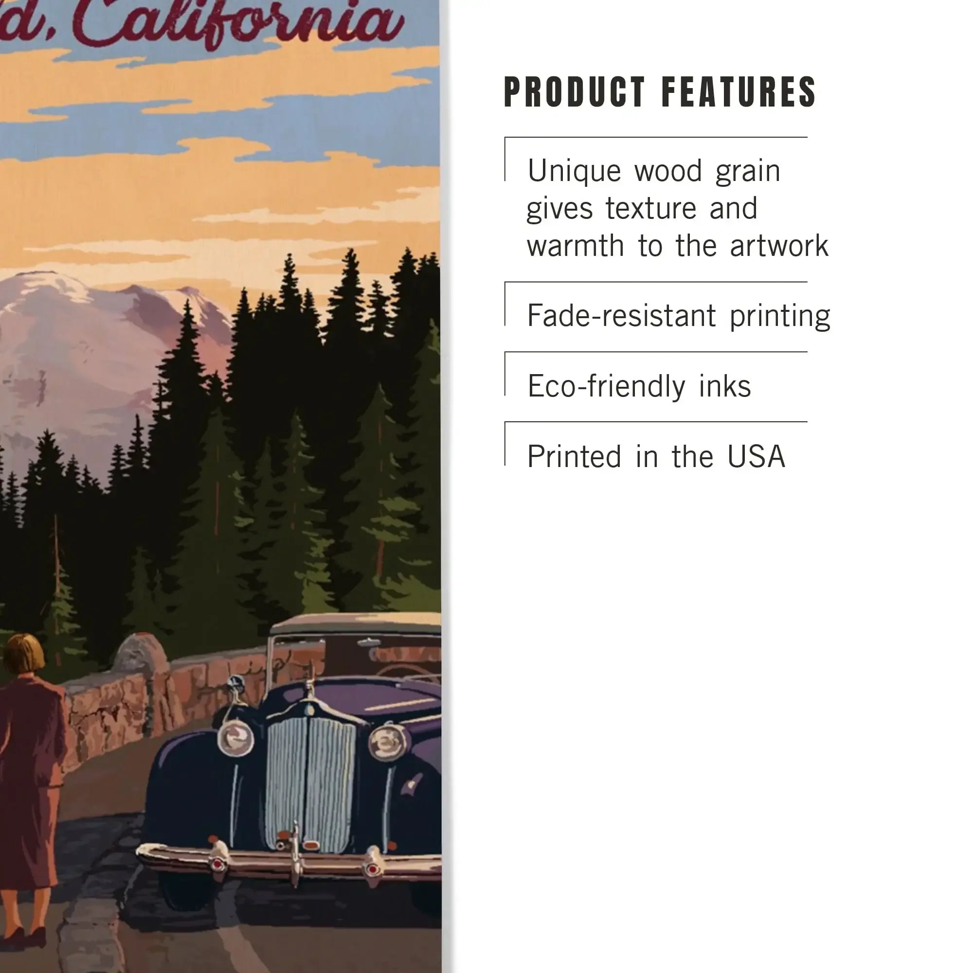 Idyllwild, California, The Mountains are Calling, Lantern Press Artwor