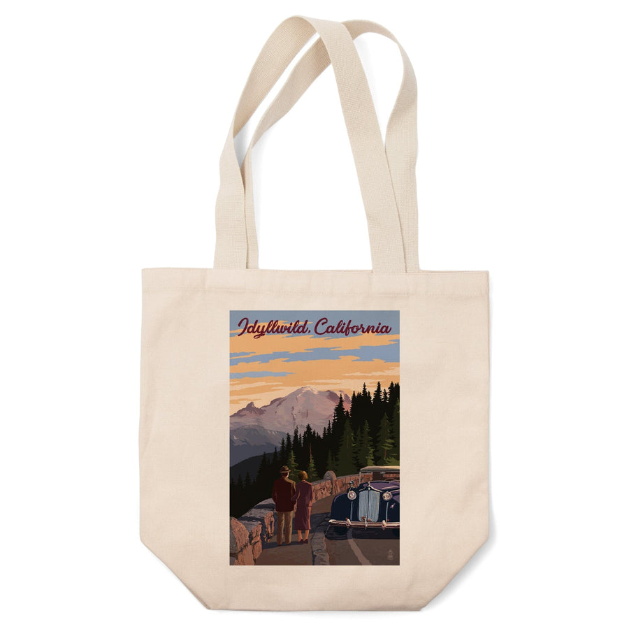 Idyllwild, California, The Mountains are Calling, Tote Bag Totes Lantern Press 