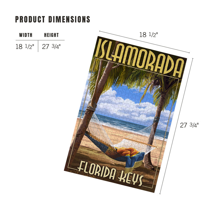 Islamorada, Florida Keys, Hammock Scene, Jigsaw Puzzle Puzzle Lantern Press 