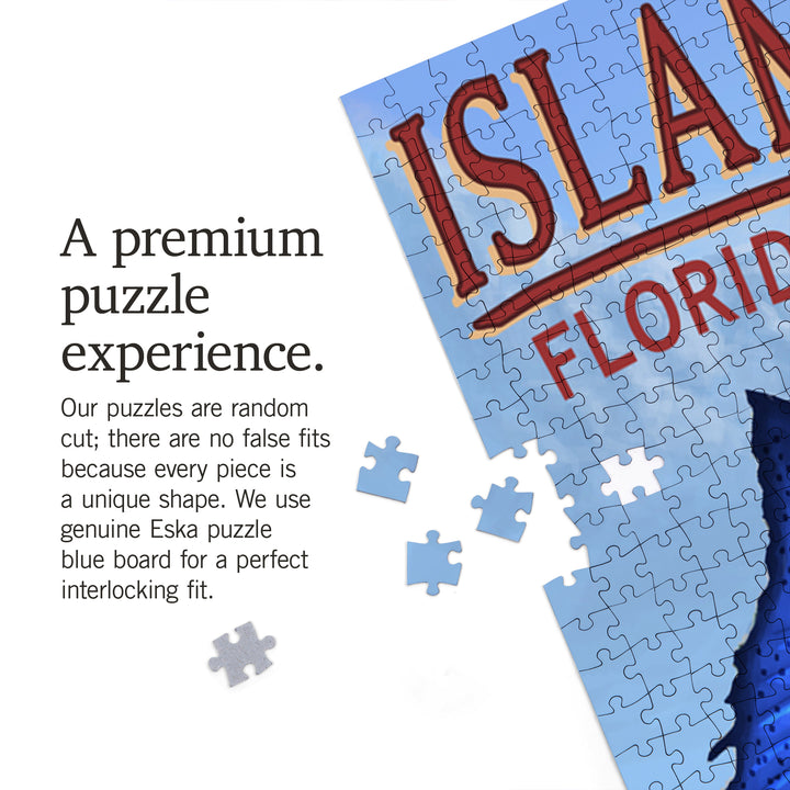 Islamorada, Florida Keys, Sailfish Scene, Jigsaw Puzzle Puzzle Lantern Press 