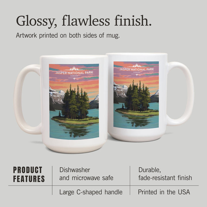 Jasper National Park, Canada, Ceramic Mug Mugs Lantern Press 
