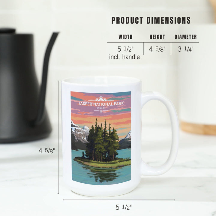 Jasper National Park, Canada, Ceramic Mug Mugs Lantern Press 