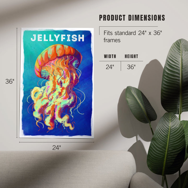Jellyfish, Vivid Series, Art & Giclee Prints Art Lantern Press 