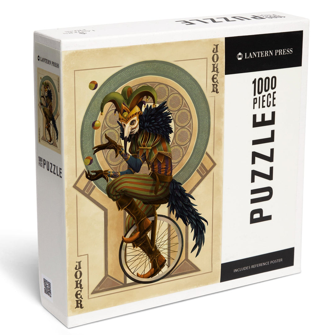 Joker, Playing Card, Jigsaw Puzzle Puzzle Lantern Press 