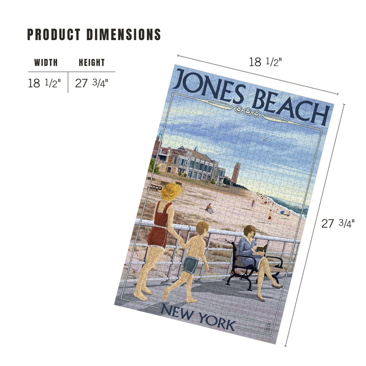 Jones Beach Scene, New York, Jigsaw Puzzle Puzzle Lantern Press 