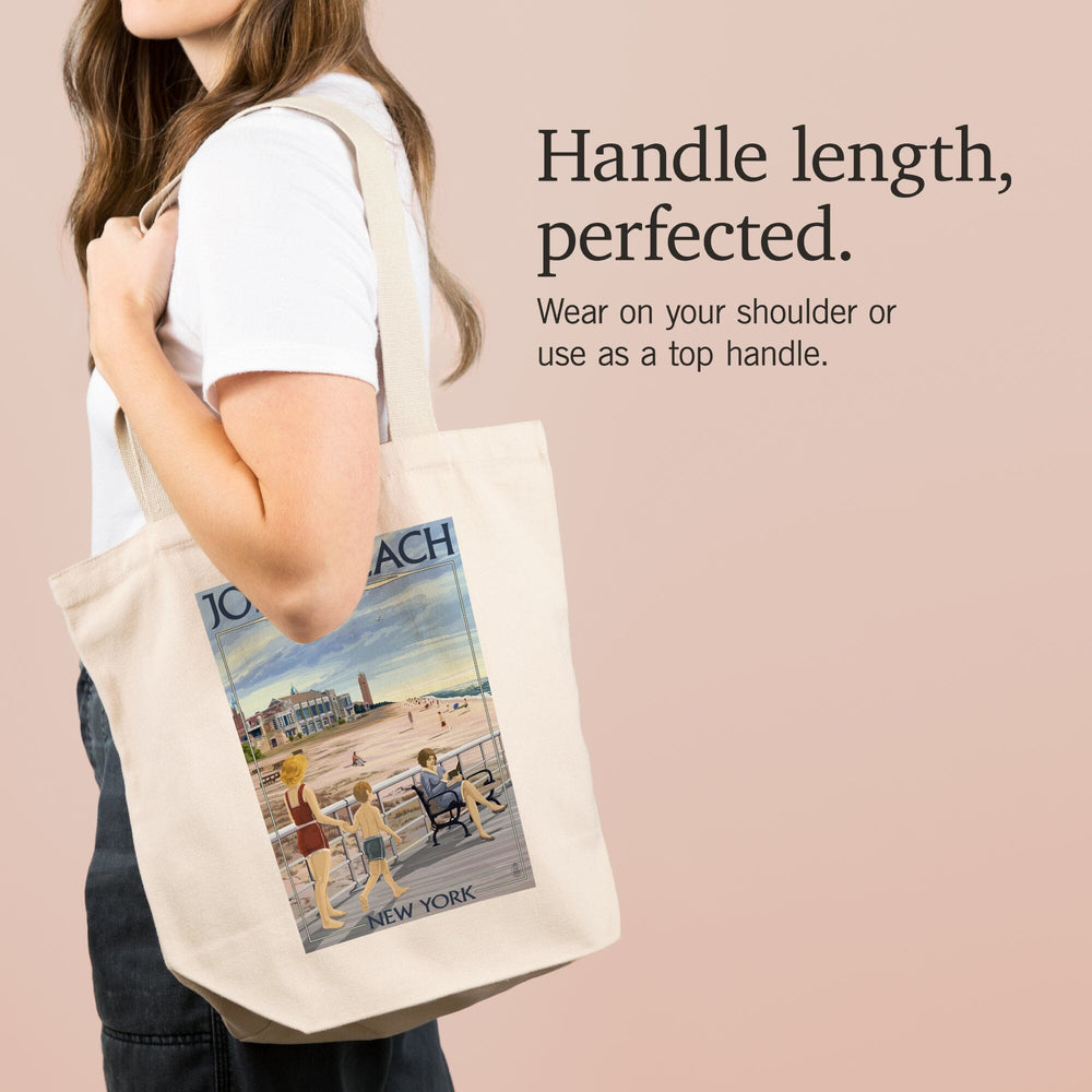 Jones Beach Scene, New York, Tote Bag Totes Lantern Press 