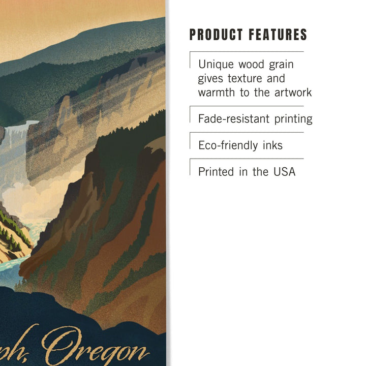 Joseph, Oregon, Lithograph, Lantern Press Artwork, Wood Signs and Postcards - Lantern Press