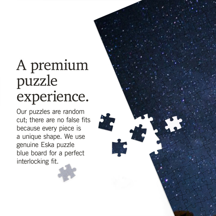 Joshua Tree, Milky Way, Jigsaw Puzzle Puzzle Lantern Press 