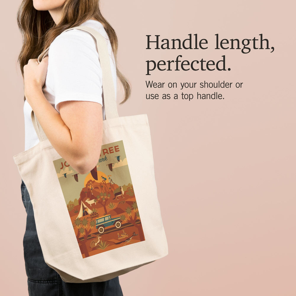 Joshua Tree National Park, California, Geometric National Park Series, Tote Bag Totes Lantern Press 