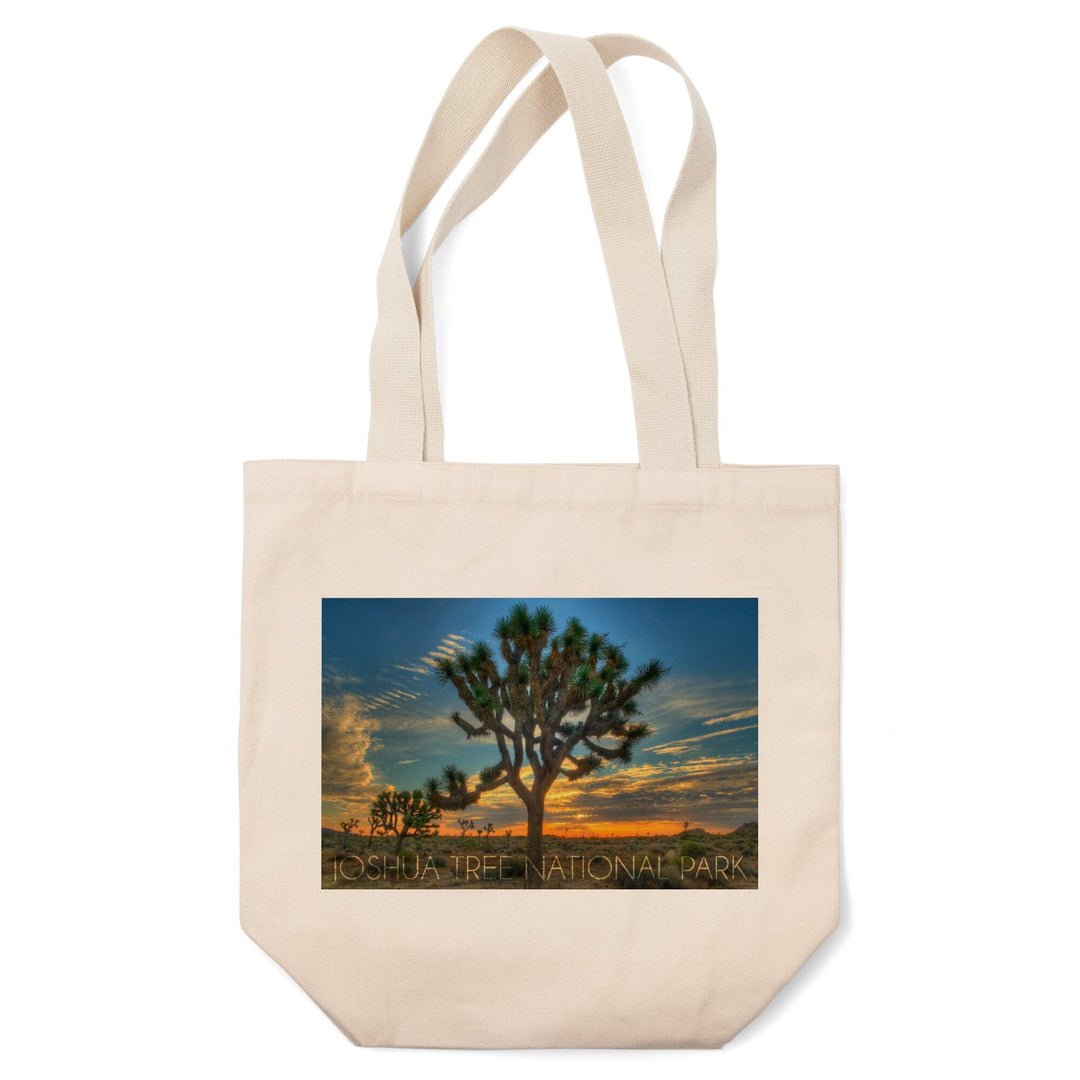 Joshua Tree National Park, California, Tree in Center, Tote Bag Totes Lantern Press 