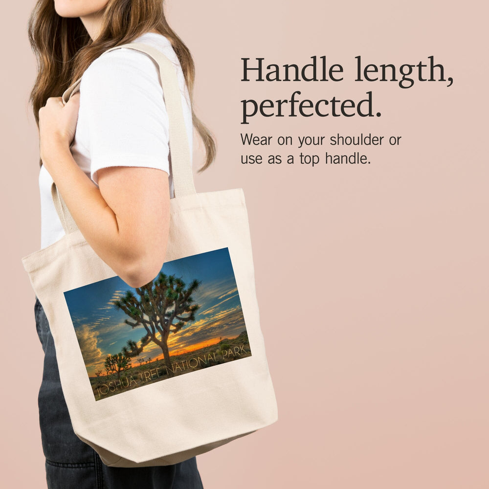 Joshua Tree National Park, California, Tree in Center, Tote Bag Totes Lantern Press 
