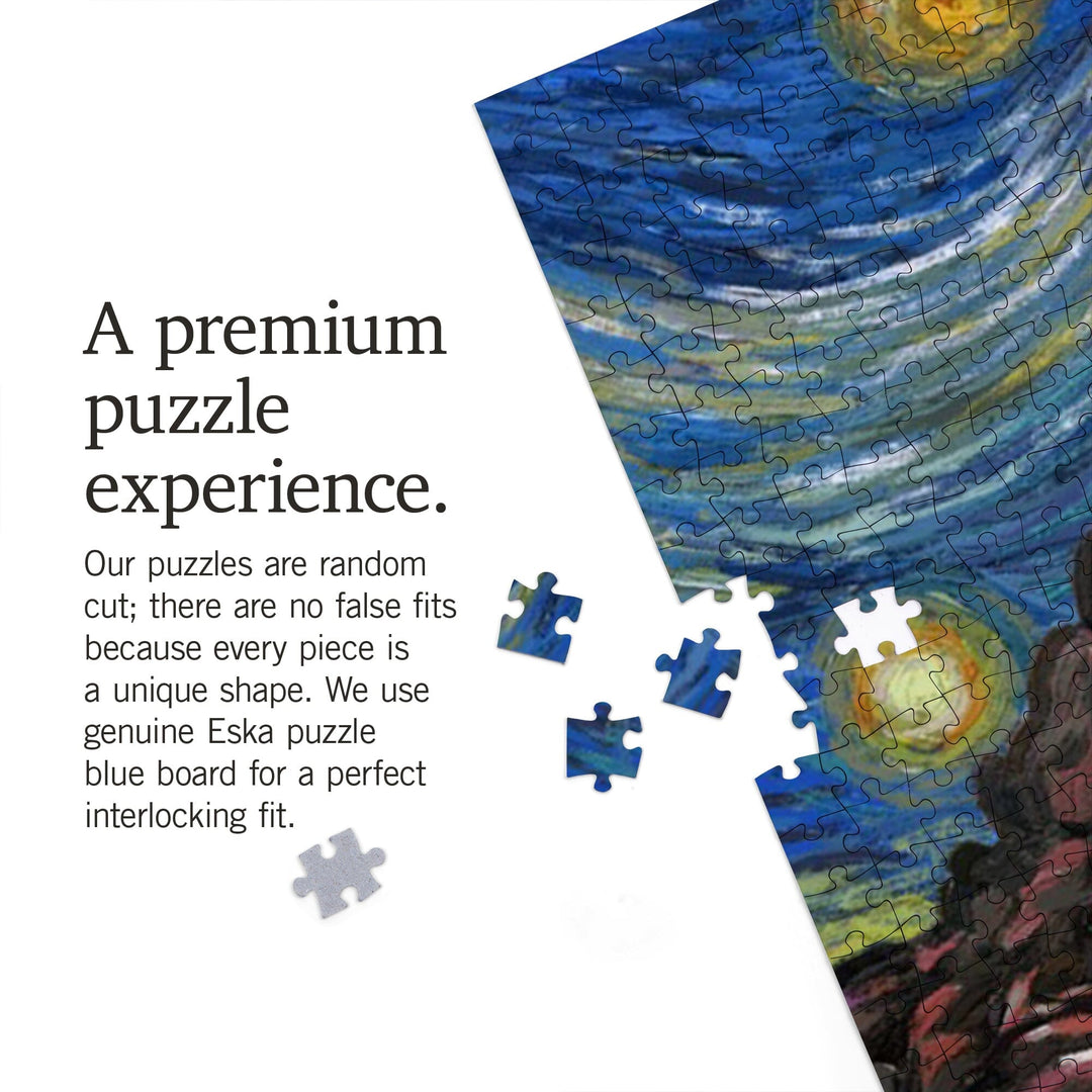 Joshua Tree National Park, Starry Night National Park Series, Jigsaw Puzzle Puzzle Lantern Press 