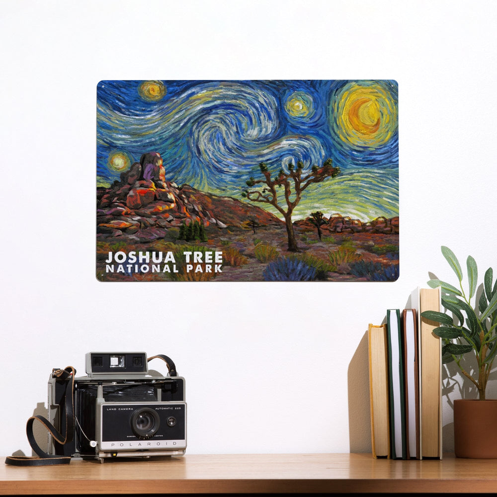 Joshua Tree National Park, Starry Night National Park Series Metal Lantern Press 