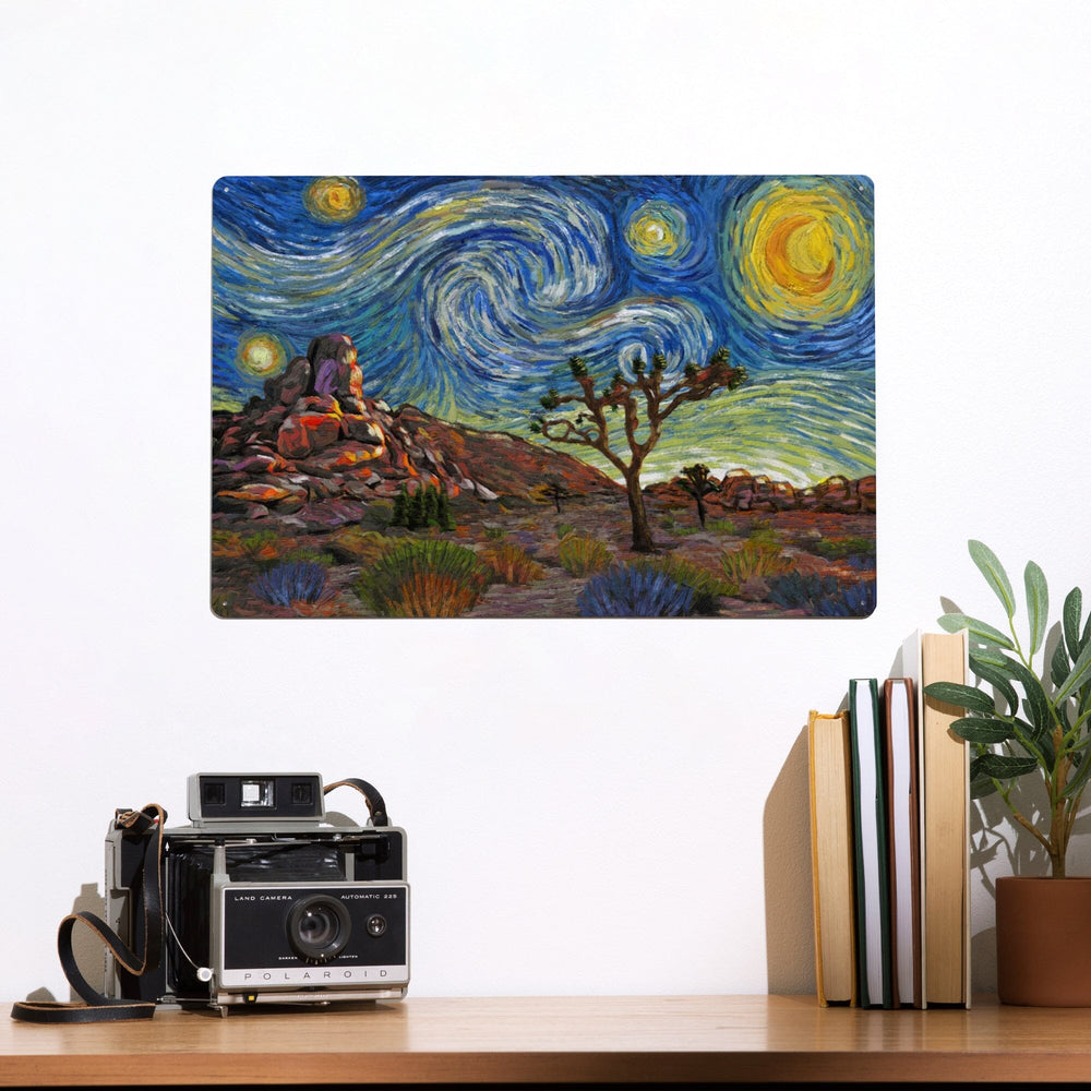 Joshua Tree National Park, Starry Night National Park Series Metal Lantern Press 