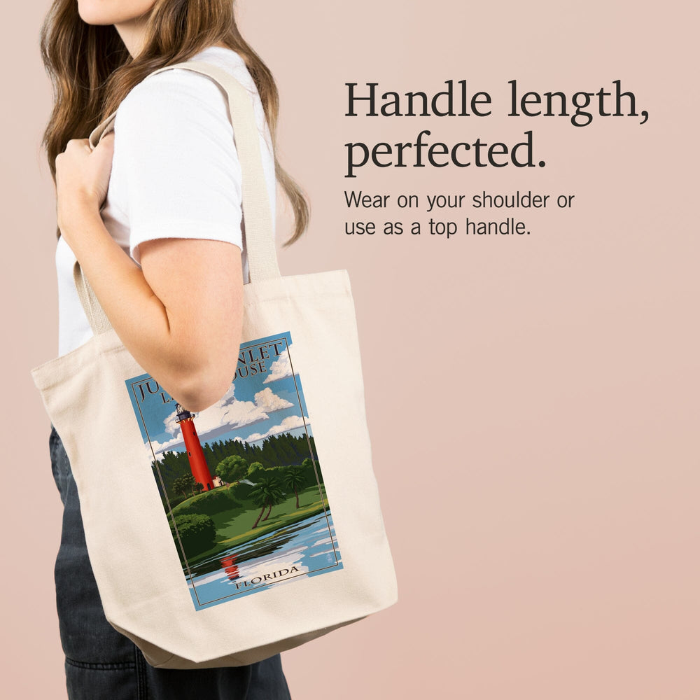 Jupiter, Florida, Jupiter Inlet Lighthouse, Tote Bag Totes Lantern Press 
