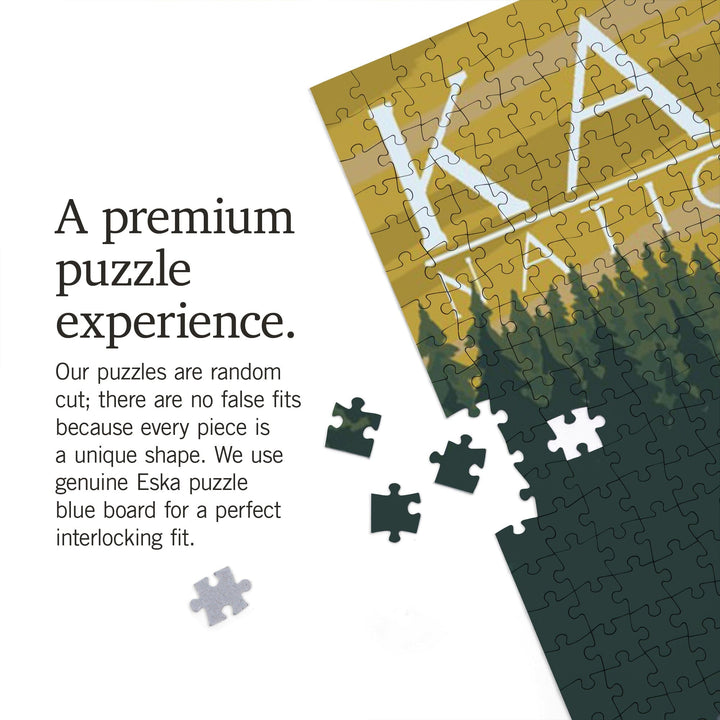 Katmai National Park, Alaska, Bears, Jigsaw Puzzle Puzzle Lantern Press 