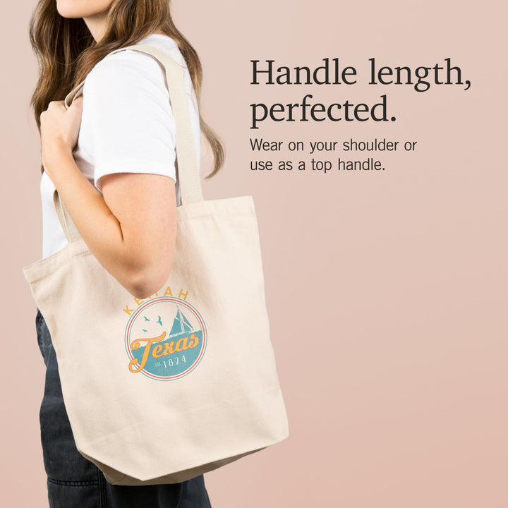 Kemah, Texas, Sail Boat Scene,, Tote Bag Totes Lantern Press 