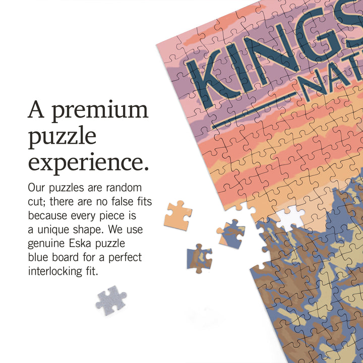 Kings Canyon National Park, Bear Family and Spring Flowers, Jigsaw Puzzle Puzzle Lantern Press 
