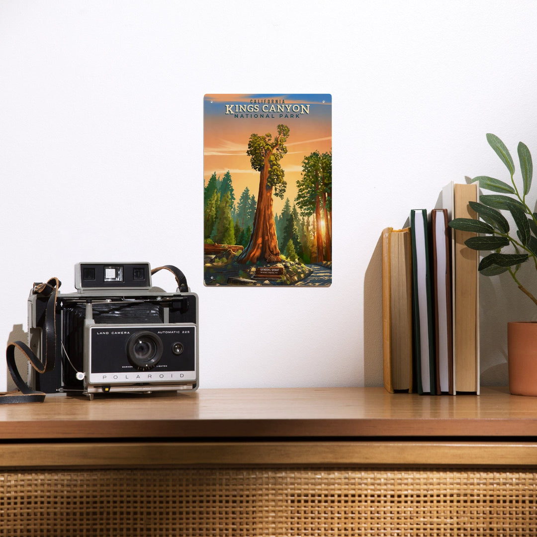 Kings Canyon National Park, California, General Grant, Oil Painting, Metal Signs Metal Lantern Press 