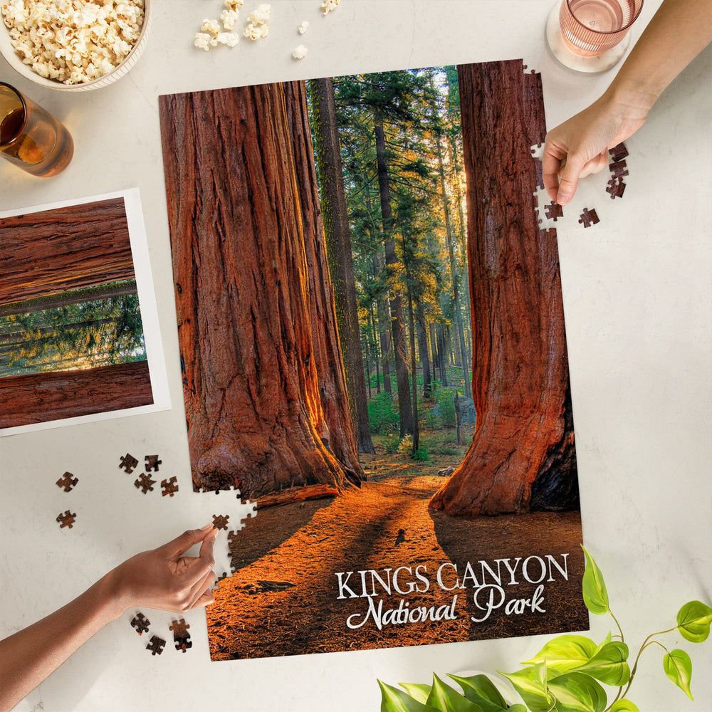 Kings Canyon National Park, California, Grants Grove, Jigsaw Puzzle Puzzle Lantern Press 