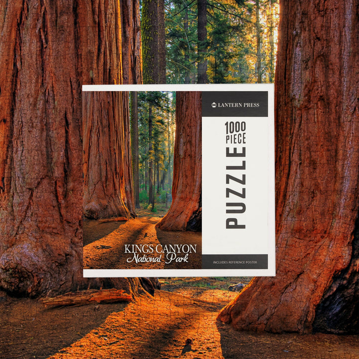 Kings Canyon National Park, California, Grants Grove, Jigsaw Puzzle Puzzle Lantern Press 