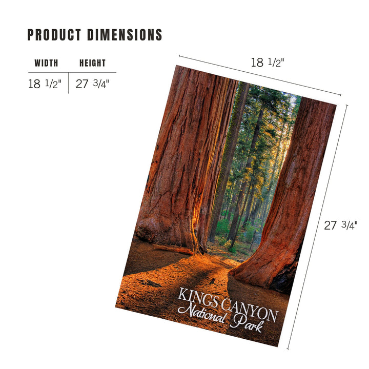 Kings Canyon National Park, California, Grants Grove, Jigsaw Puzzle Puzzle Lantern Press 