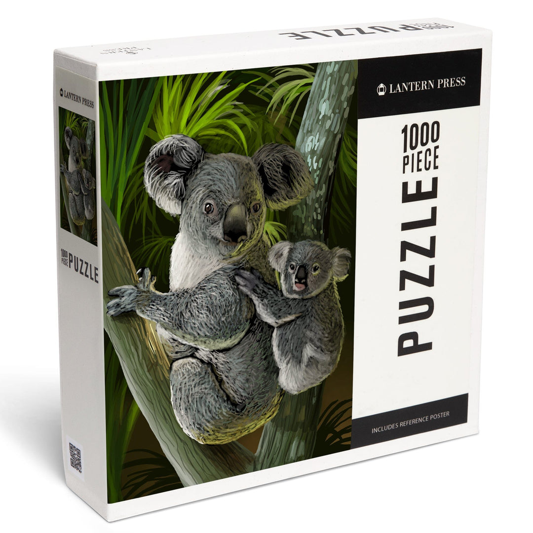 Koala, Jigsaw Puzzle Puzzle Lantern Press 