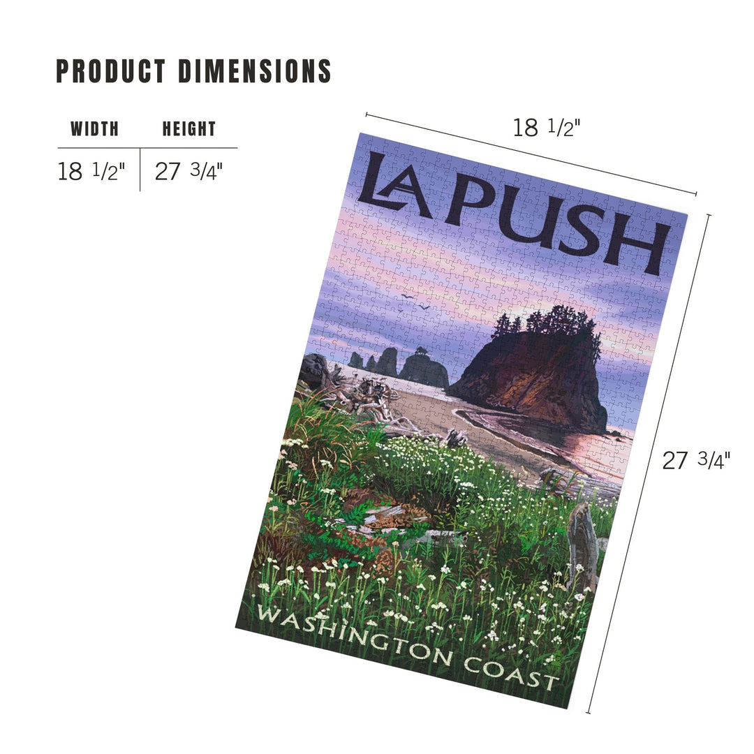 La Push, Washington, Coast, Jigsaw Puzzle Puzzle Lantern Press 