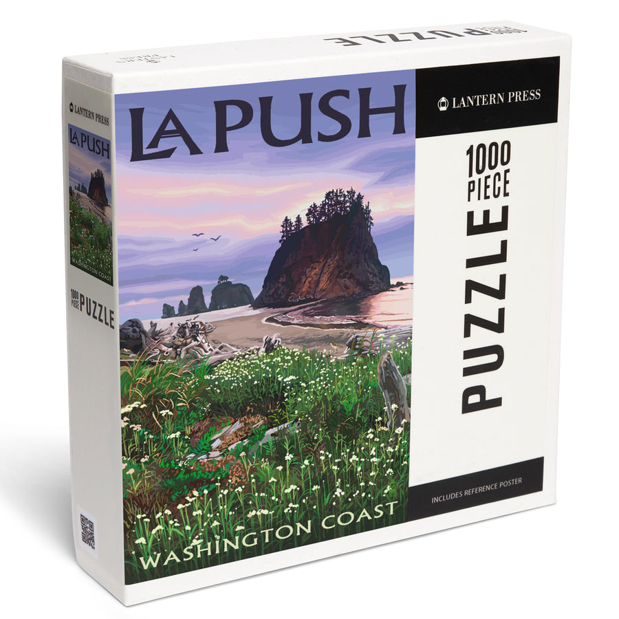 La Push, Washington, Coast, Jigsaw Puzzle Puzzle Lantern Press 
