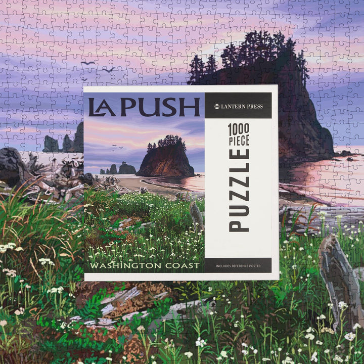 La Push, Washington, Coast, Jigsaw Puzzle Puzzle Lantern Press 