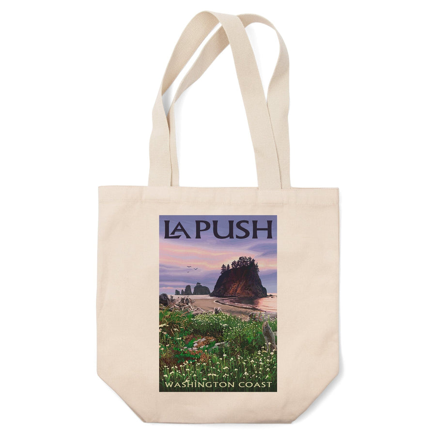 La Push, Washington, Coast, Tote Bag Totes Lantern Press 