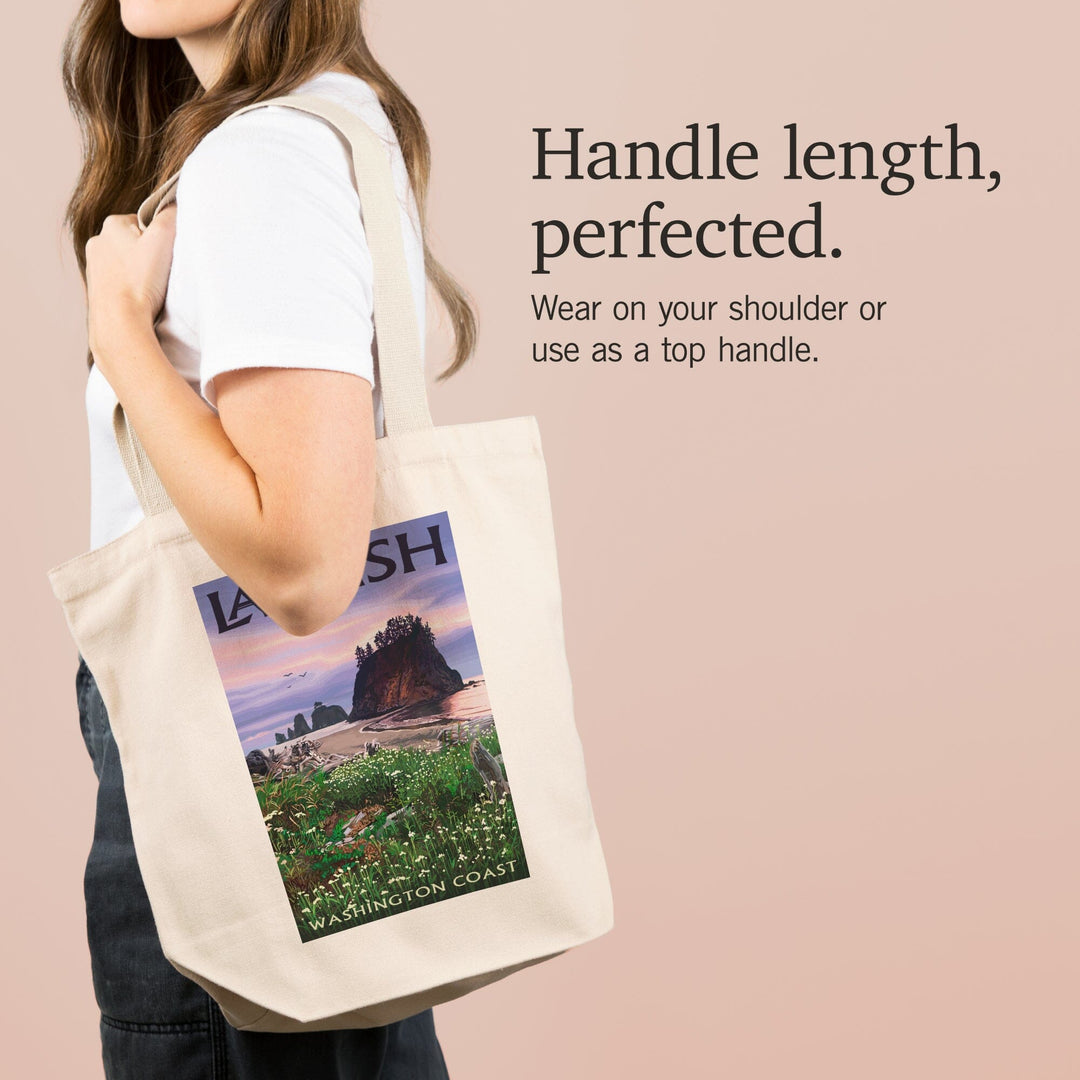 La Push, Washington, Coast, Tote Bag Totes Lantern Press 