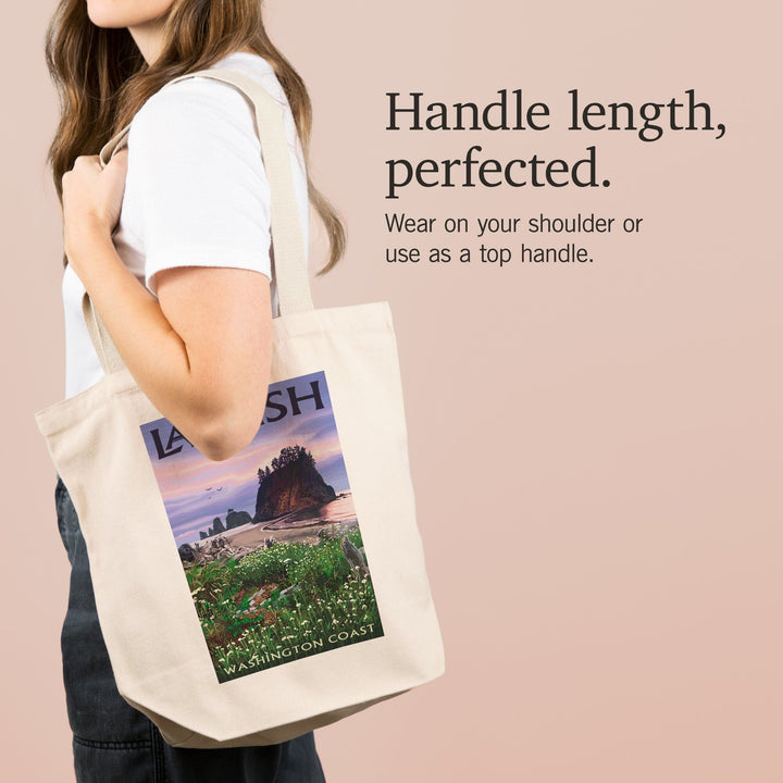 La Push, Washington, Coast, Tote Bag Totes Lantern Press 