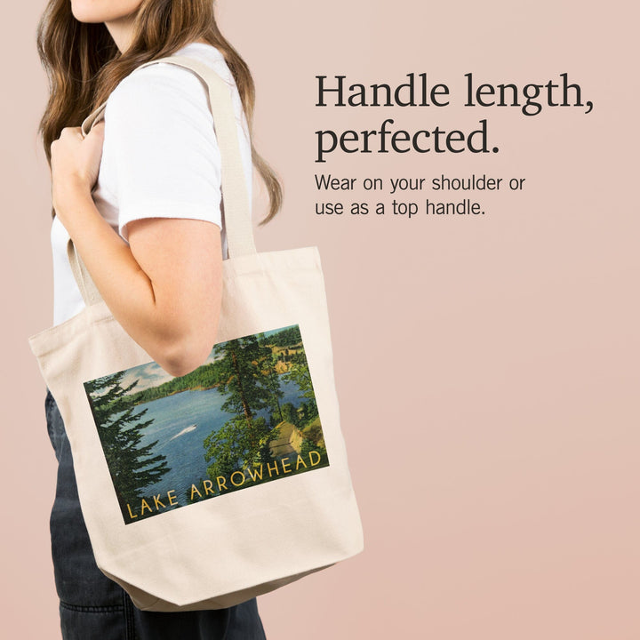 Lake Arrowhead, California, View towards the North Shore, Tote Bag Totes Lantern Press 