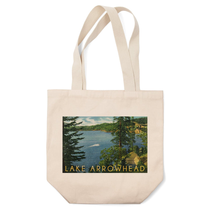 Lake Arrowhead, California, View towards the North Shore, Tote Bag Totes Lantern Press 