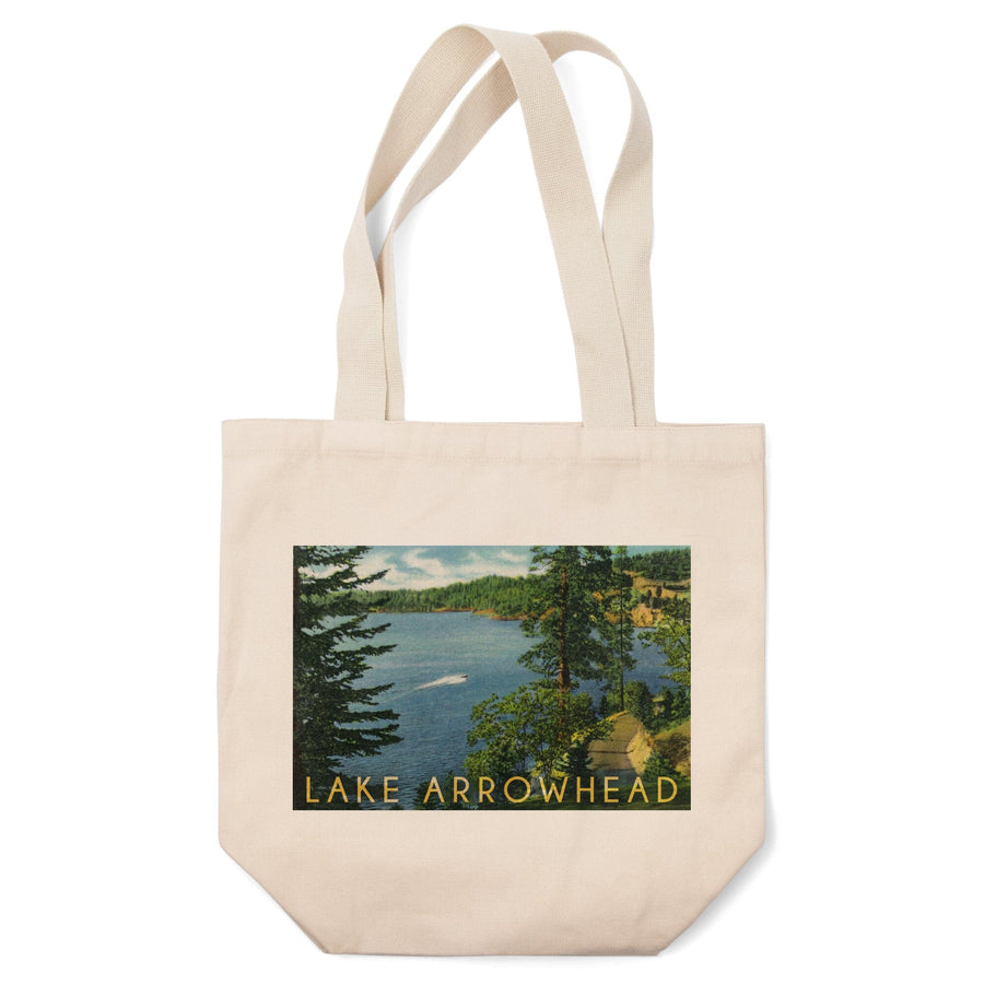Lake Arrowhead, California, View towards the North Shore, Tote Bag Totes Lantern Press 