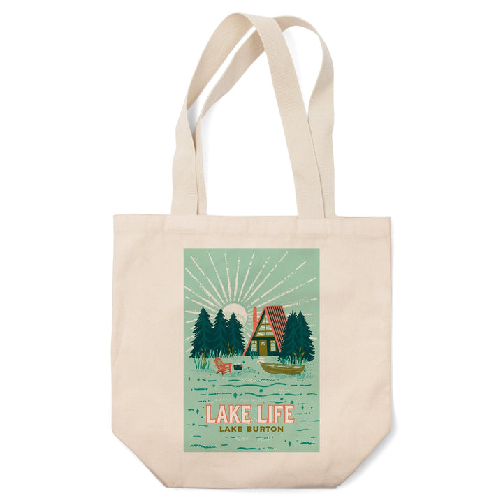 Lake Burton, Georgia, Lake Life Series, Lake Life, Tote Bag Totes Lantern Press 